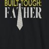 Rerun Island Men's Built Tough Father Long Sleeve Graphic Cotton Sweatshirt Hoodie - 2 of 3