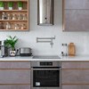 Cobbe Pot Filler Faucet Brushed Nickel Wall Mounted Folding Kitchen Mixer Hob Mixer with Double Section Swing Arms - 2 of 4
