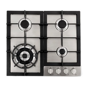 Cosmo COS-640STX-E 24 in. Gas Cooktop in Stainless Steel with 4 Sealed Burners - 1 of 4