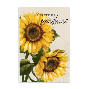 Stupell Industries You Are My Sunshine Vivid Sunflower Blossoms, 13" x 19" - 1 of 4