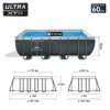 Intex 18Ft x 52In XTR Rectangular Frame Outdoor Above Ground Swimming Pool Set with Sand Filter Pump, Ladder, and Protective Cover - 2 of 4