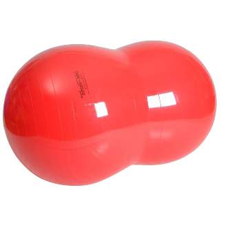 Gymnic Physio Roll Physiotherapy Balancing Peanut Ball, 85cm x 130cm - Red