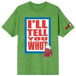 King of the Hill "I'll Tell You Whut" Unisex  Green Short Sleeve Crew Neck Tee