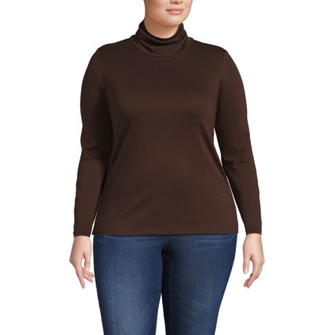 Lands end women's supima turtleneck clearance
