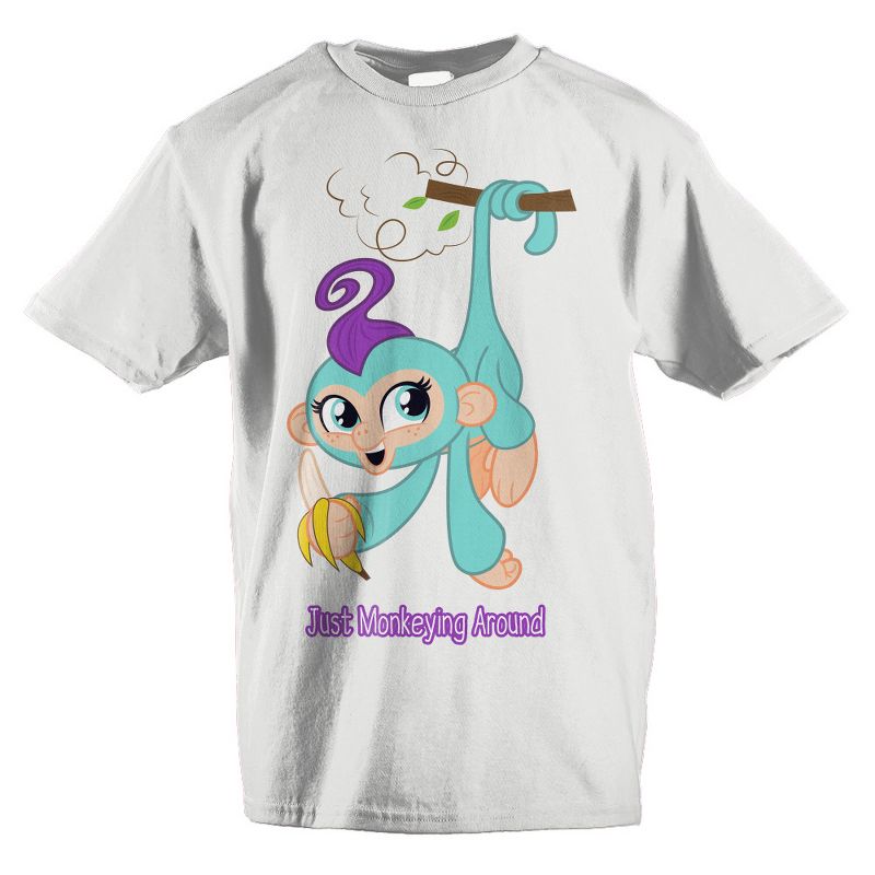Fingerling Shirt Girls Graphic Tee Youth Apparel-Large, 1 of 2