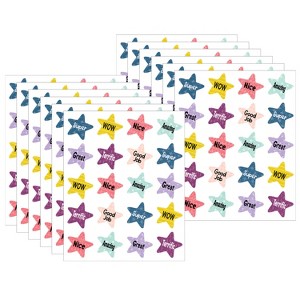 Teacher Created Resources® Oh Happy Day Star Rewards Stickers, 120 per Pack, 12 Packs - 1 of 3