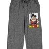 Dragon Ball Super Goku Men's Heather Grey Sleep Pants - 2 of 4