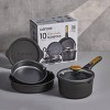 Carote 10pc Nonstick Cookware Set with Detachable Handle - 4 of 4