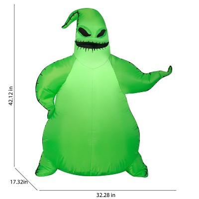 Green LED Inflatable Oogie Boogie Halloween Decor