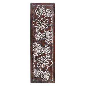 Beachcombers Long Tropical Wood Wall Decor Decoration - 1 of 2
