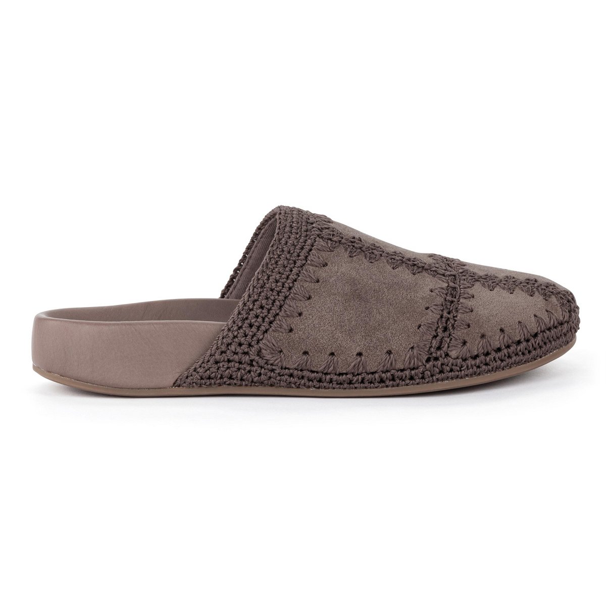 Женские сабо The Sak Women's Bolinas Leather Clog, Mushroom Suede Patch, Size 8 — фото 5