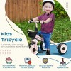 AENKYO Kids Tricycle for Toddlers Age 2-5 - Adjustable Seat Trike with Storage Basket, Bell & EVA Wheels, Baby Bike for Boys & Girls - 3 of 4