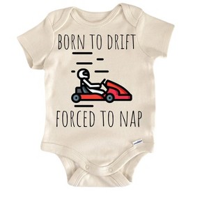 Go Kart Cart Newborn Baby Onesie® Bodysuit GS1 - 1 of 4
