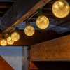 Novelty Lights 25 Pack G50 Plastic Diamond Faceted Globe Hanging LED String Light Replacement Bulbs E17 Intermediate Base 1 Watt - 3 of 4