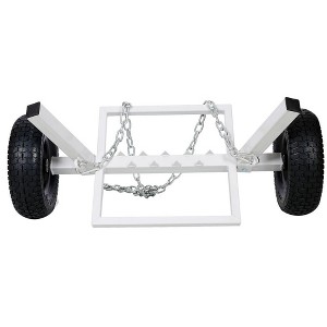 1100LBS Capacity Heavy-Duty Log Dolly Log Holder With 16.5 Inch Penumatic Tire Log Skidder For Wood Transport - 1 of 4