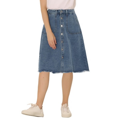 Jean skirt outlet target