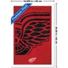 Trends International NHL Detroit Red Wings - Logo 25 Framed Wall Poster Prints - 3 of 4