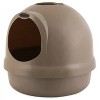 LunaLulinlk Dome-shaped plastic enclosed litter box with lid - 3 of 4