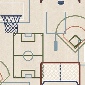 Veer Decor Sports Play Zone Peel and Stick Wallpaper - 1 of 4
