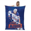 NHL Edmonton Oilers Connor McDavid Player Silk Touch Throw Blanket 50x60 Inches - 3 of 4