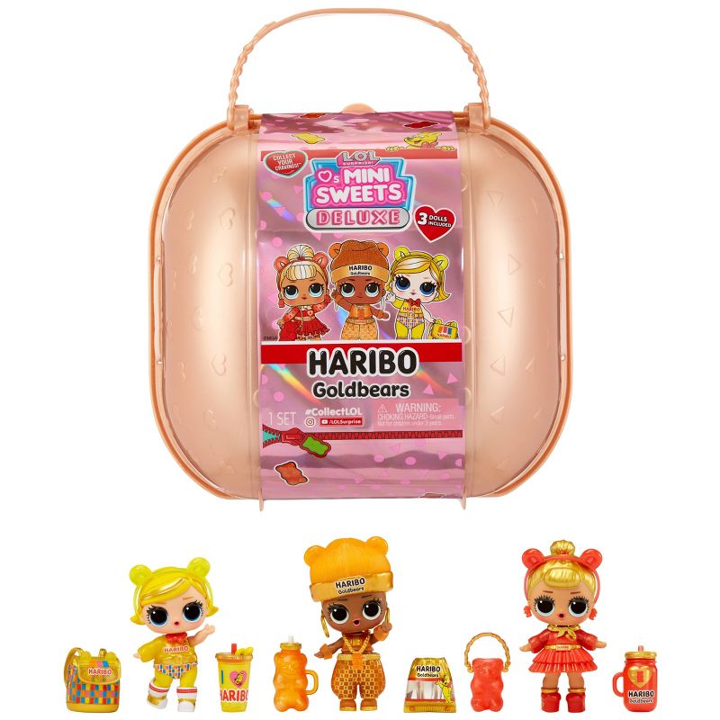 L.O.L. Surprise! Loves Mini Sweets x Haribo Deluxe - Haribo Goldbears,Accessories,Limited Edition with 3 Dolls,Haribo Goldbears Theme Collectible Doll, 1 of 8