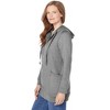 Woman Within Plus Size Zip Front Tunic Hoodie Jacket - 4 of 4
