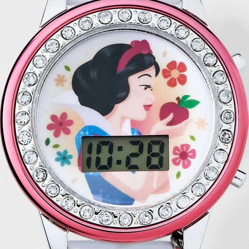 Girls&#39; Disney Princess Snow White LCD Watch - White, 3 of 4
