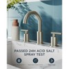 Mixxidea Bathroom Faucet 3 Hole, 8" Brushed Nickel - 2 of 3