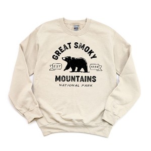 Simply Sage Market Women's Graphic Sweatshirt Vintage Great Smoky Mountains National Park - 1 of 2