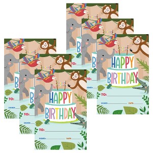 Creative Teaching Press® Jungle Friends Happy Birthday Awards, 30 Per Pack, 6 Packs - 1 of 4