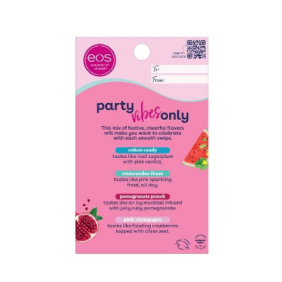 eos Lip Balm Stick Variety Pack - Party Vibes - 4pk_1