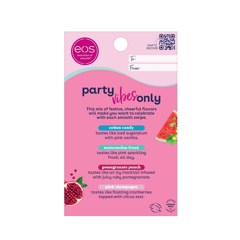 eos Lip Balm Stick Variety Pack - Party Vibes - 4pk, 3 of 8