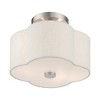 Livex Lighting Solstice 2 - Light Semi-Flush Mount in  Brushed Nickel - 4 of 4