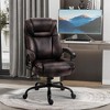 Vinsetto Big and Tall 400lbs Executive Office Chair, PU Leather Computer Desk Chair with High Back, Adjustable Height and Swivel Wheels - 3 of 4