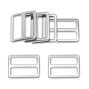 Unique Bargains Zinc Alloy Durable Multipurpose Tri Glide Metal Buckles for Bags 6 Pcs - 1 of 4