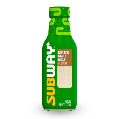 Subway Roasted Garlic Aioli Sauce, 16 fl. oz.