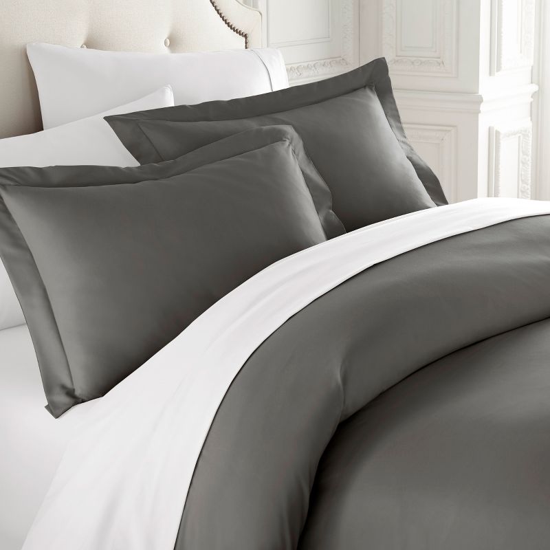 HC Collection Hotel Luxury 3-Piece Duvet Cover Set, 4 of 10
