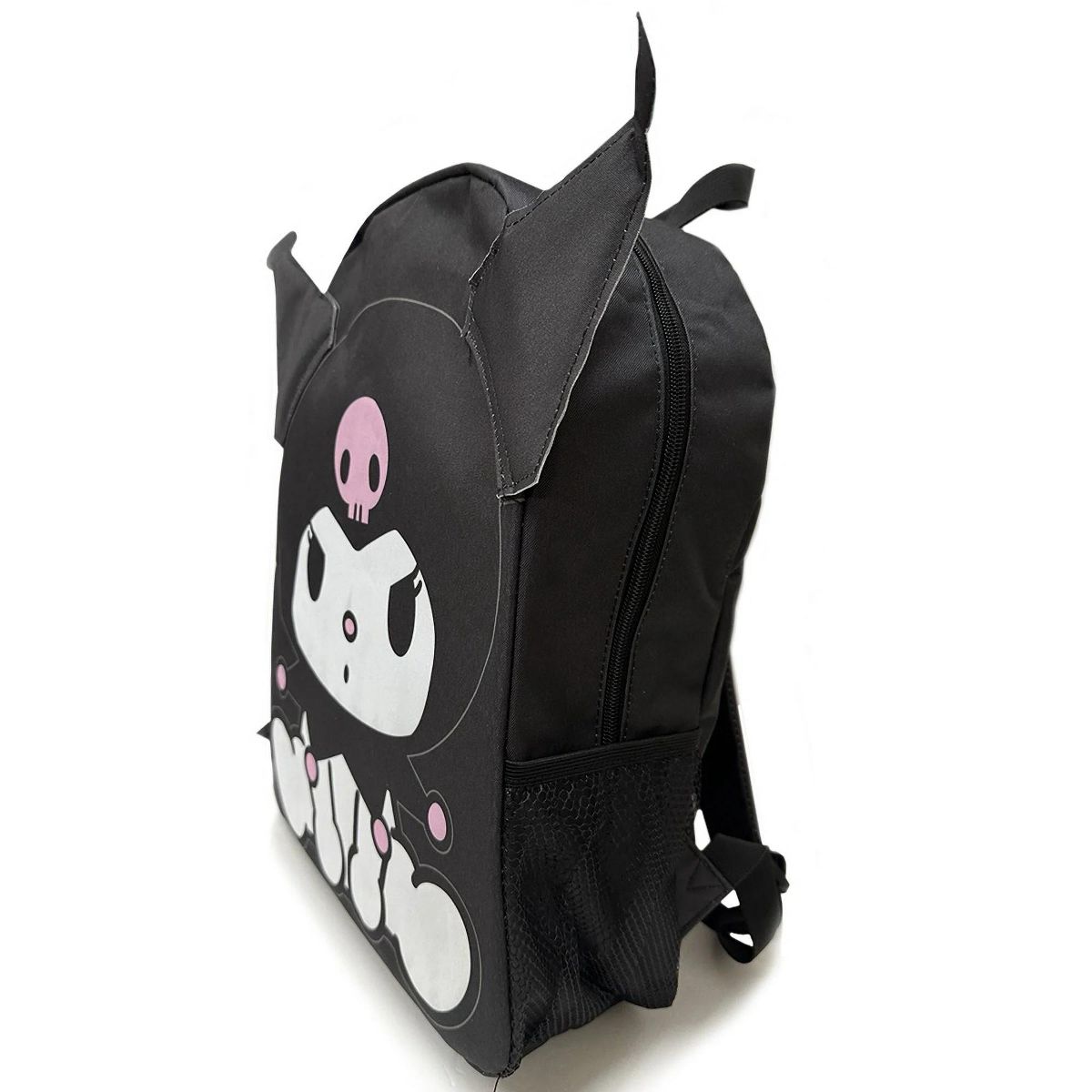 Sanrio Kuromy 3D 16" Canvas School Backpack for Girls, Black - thumbnail 2