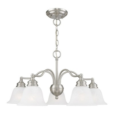 Livex Lighting Essex 5 - Light Chandelier in  Brushed Nickel