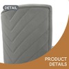 27inch-counterstool, modern design with a smooth, light - colored fabric and circular footrest with a gold - Leovsnove - 4 of 4