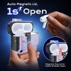 HTUTWOO Airpods Pro 3rd Automatic Opening Protective Case Full-Body Protective with Built-in Magnets and Carabiner - 2 of 4