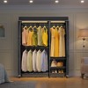 VIPEK V2L Covered Clothes Rack with Dimmable LED Lights, 3000K Warm White, Freestanding Clothing Rack for Hanging Clothes - image 4 of 4