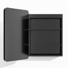 Lirago Bathroom Vanities Surface-mounted Mirror Cabinet with Mirror with Adjustable Light 28*20 Black - 4 of 4