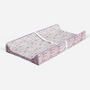 Bacati - Jungle Safari Lilac/Coral Muslin Quilted Changing Pad Cover - 2 of 4