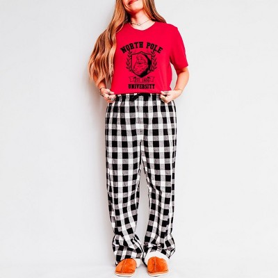 Simply Sage Market Women's Santa North Pole University Pajama Set
