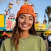 Dalix Espresso Martini Embroidered Beanie Food Warm Winter Knit Hat Women - 3 of 4