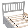 NicBex Wooden Twin Size Platform Bed with Trundle for Adults,Boys,Girls - 4 of 4