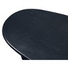 NicBex Modern 51.18" Oval Coffee Table with Wood Frame for Living Room and Office - 4 of 4