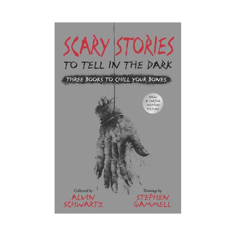 Scary Stories to Tell in the Dark: Three Books to Chill Your Bones - by  Alvin Schwartz (Hardcover), 1 of 2