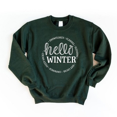 Simply Sage Market Women's Graphic Sweatshirt Hello Winter
